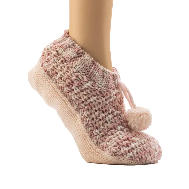 Chaussettes fantaisie en fil pour femme