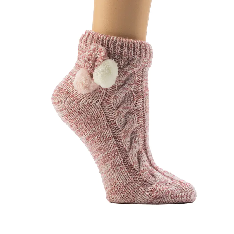 Chaussettes de sol torsadées 3 couleurs pour femmes