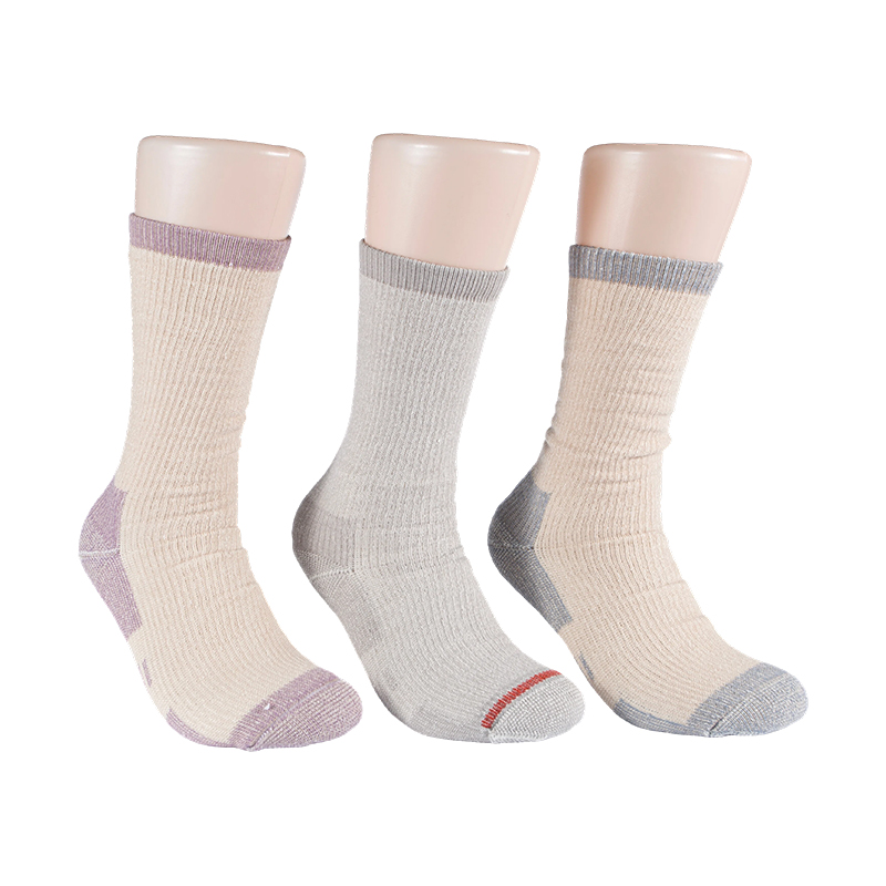 Chaussettes mi-mollet en laine mérinos pour dames