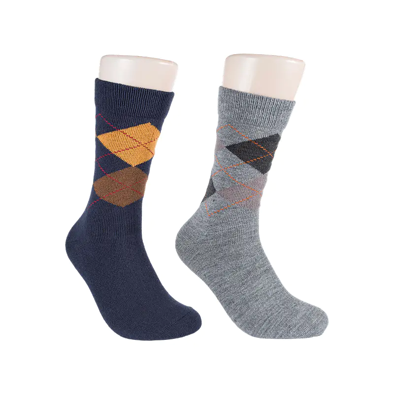 Chaussettes mi-mollet business pour hommes