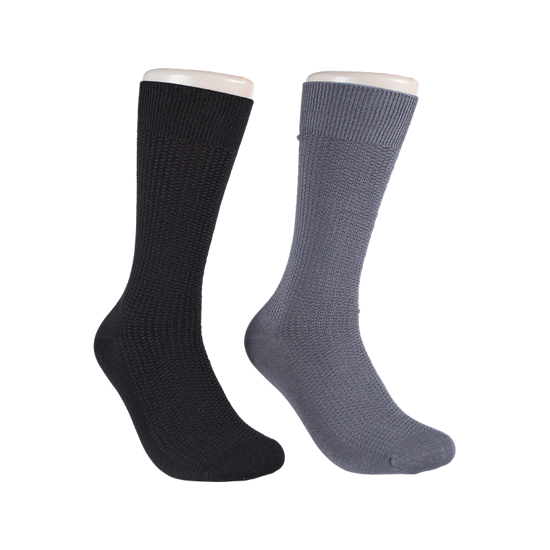 Chaussettes mi-mollet en coton mercerisé pour hommes