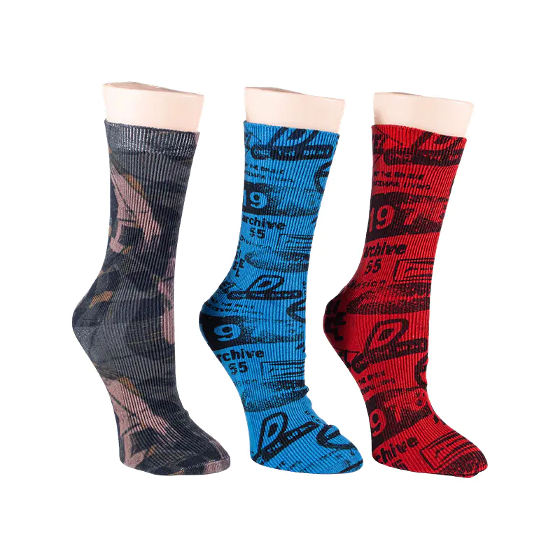 Chaussettes à gribouillis pour dames