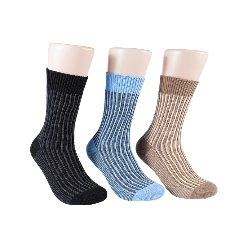 Chaussettes côtelées pour hommes