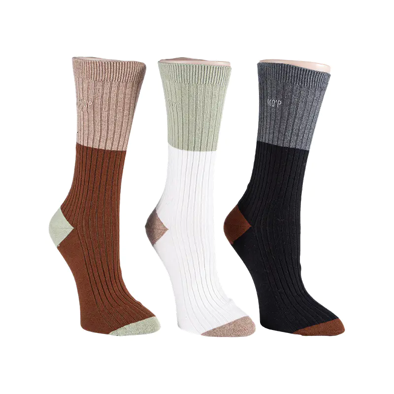 Chaussettes en mélange de coton et cachemire pour dames