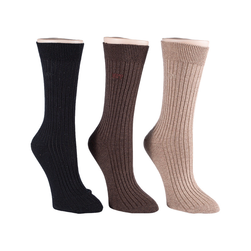 Chaussettes en mélange de coton et cachemire pour dames