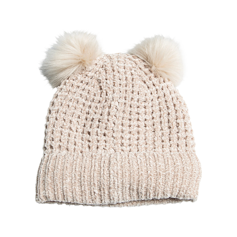 Chapeau à revers en chenille gaufré pour enfants