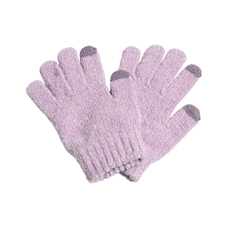 Gants en chenille gaufré pour enfants