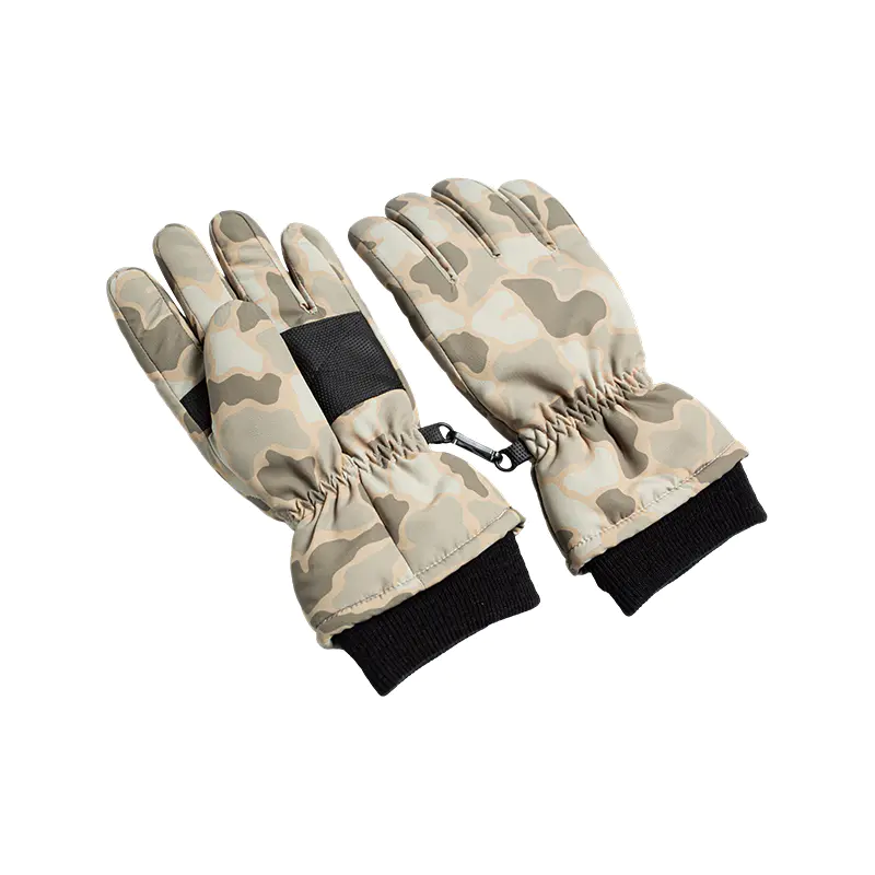 Gants de ski camouflage pour enfants