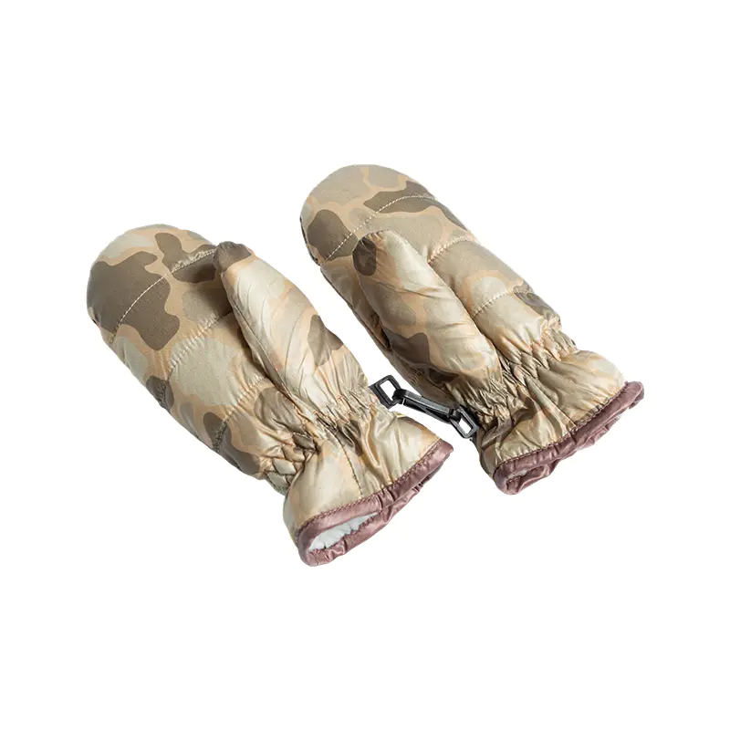 Mitaines matelassées camouflage pour enfants