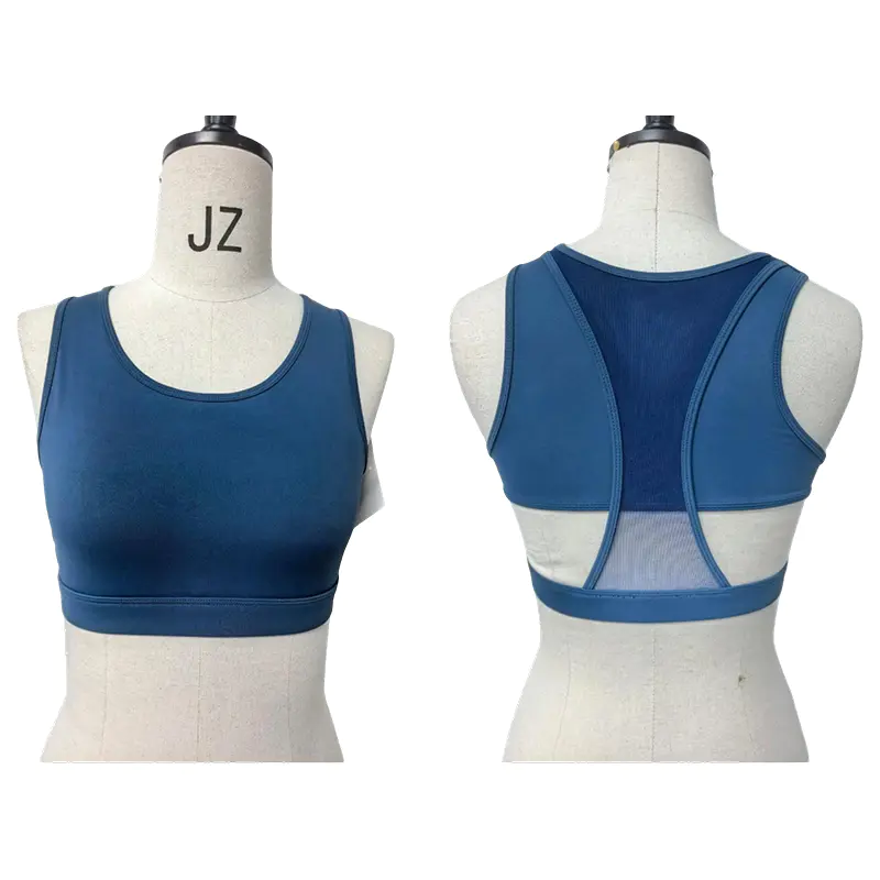 Soutien-gorge de sport avec maille pour femme