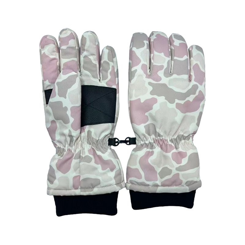 Gants de ski camouflage pour enfants